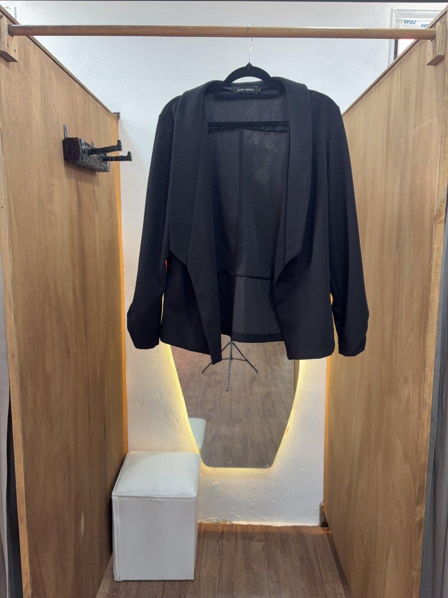 Blazer fruncido mangas