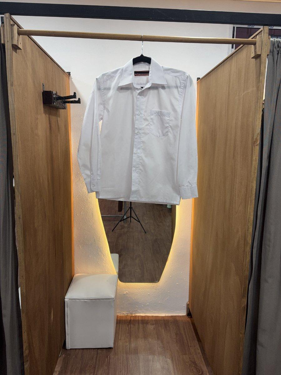 Camisa de niño blanca con bolsillo (DAVID)