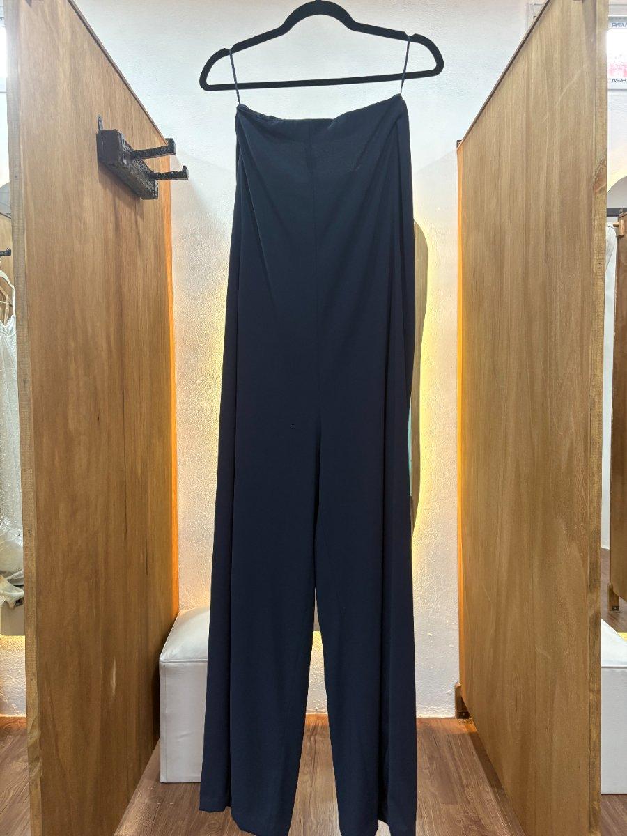 Mono azul strapless