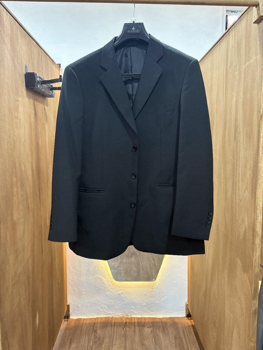 Saco negro liso tres botones (MODA DI MARCO)