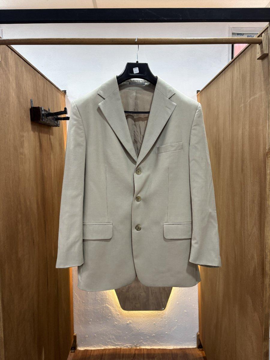 Saco beige tres botones (EVERFIT)