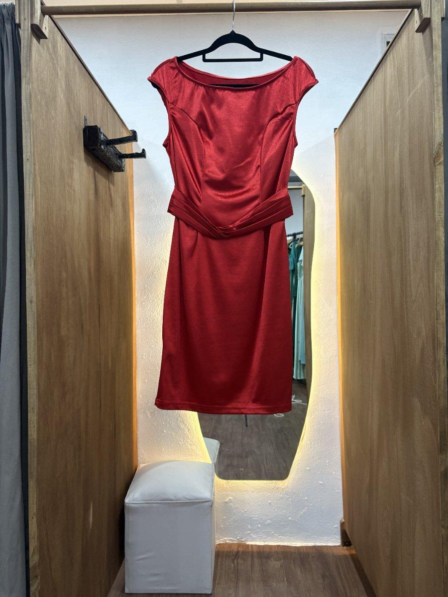 Vestido corto rojo