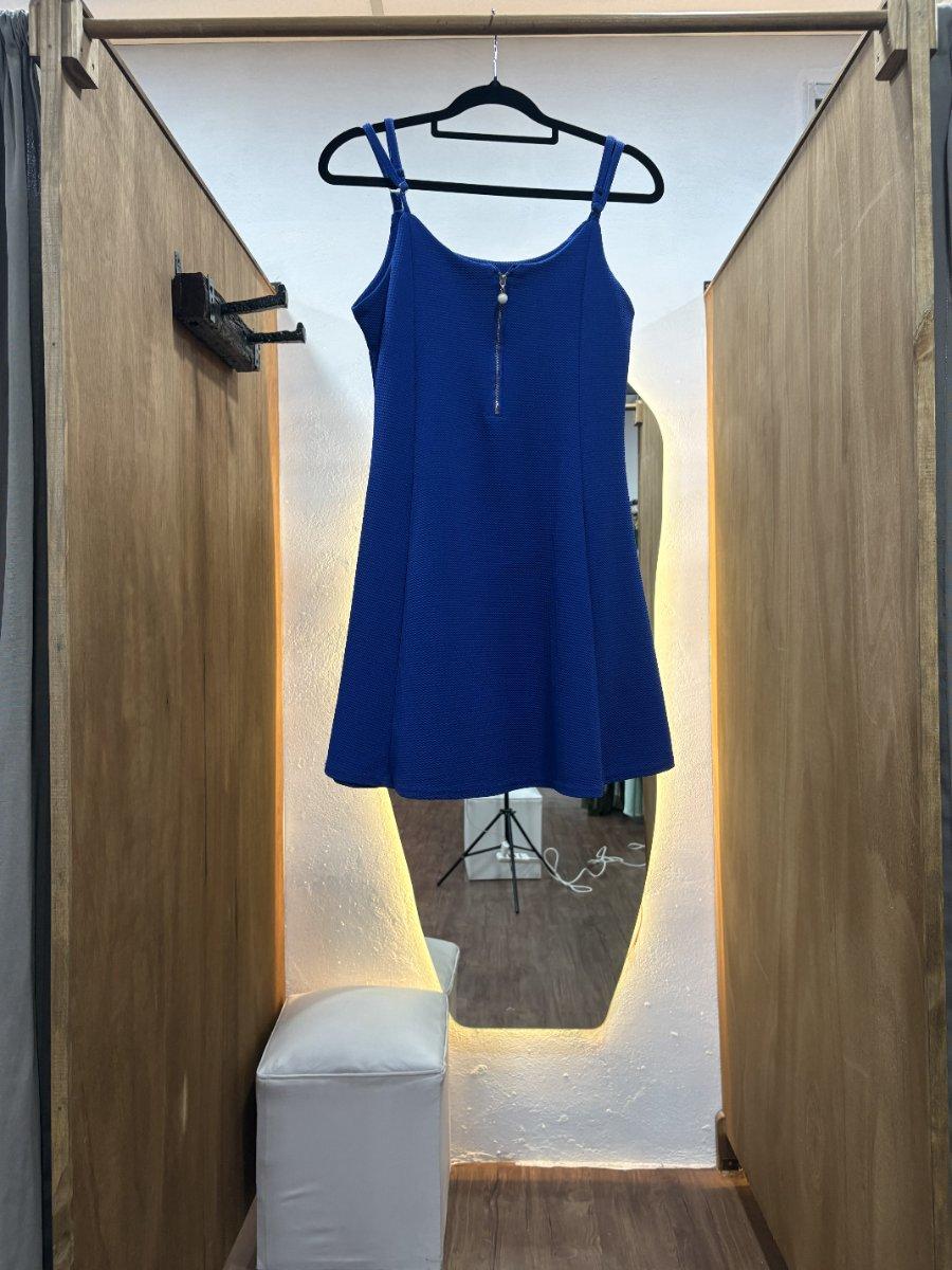 Vestido corto azul
