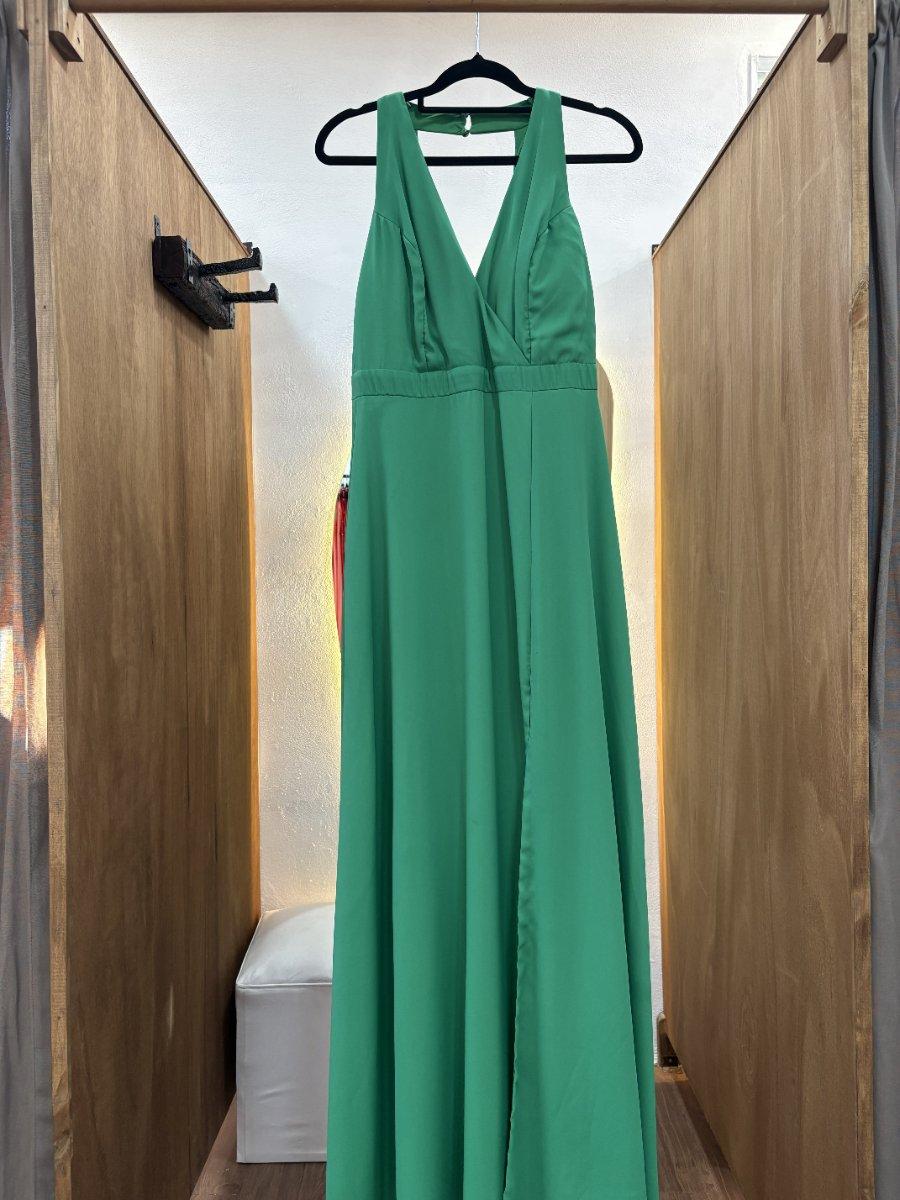 Vestido verde largo