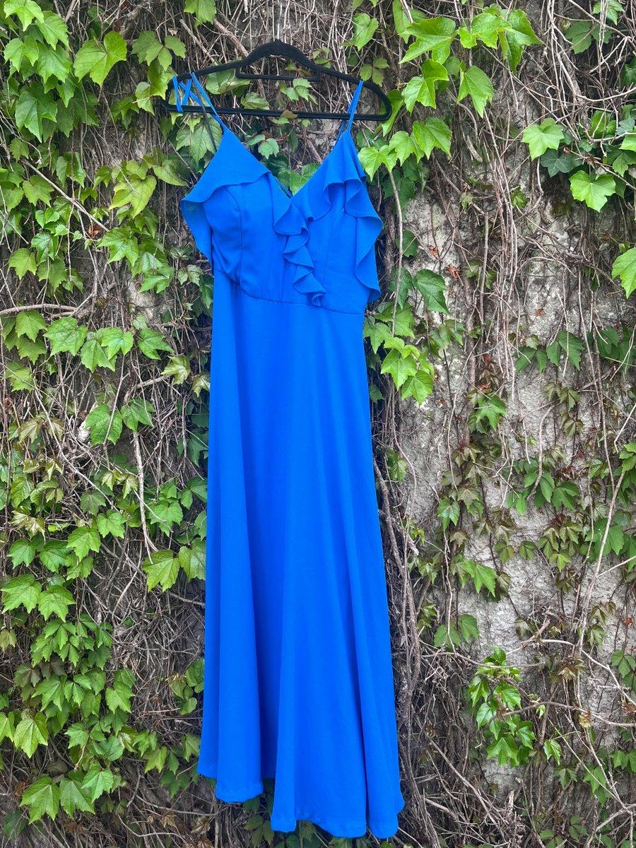 Vestido azul francia