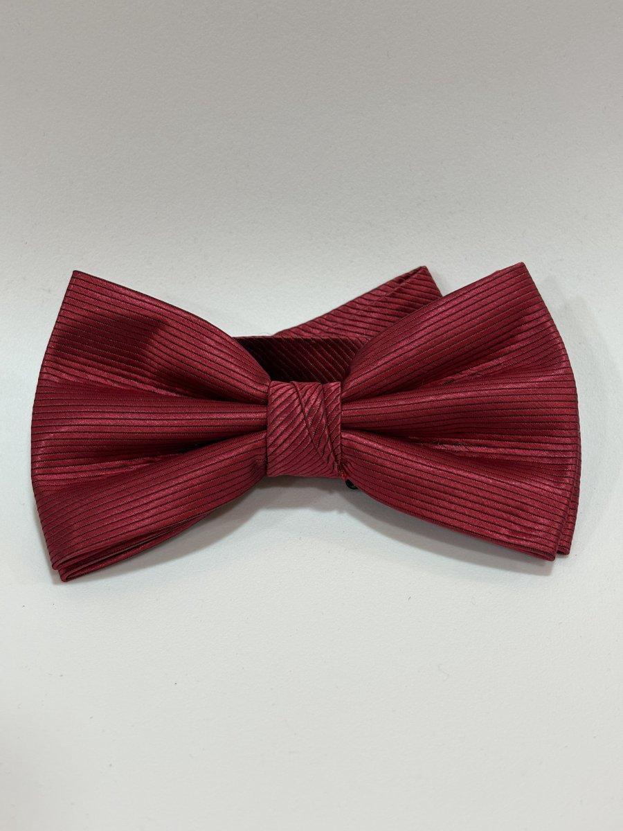 Moño rojo con negro