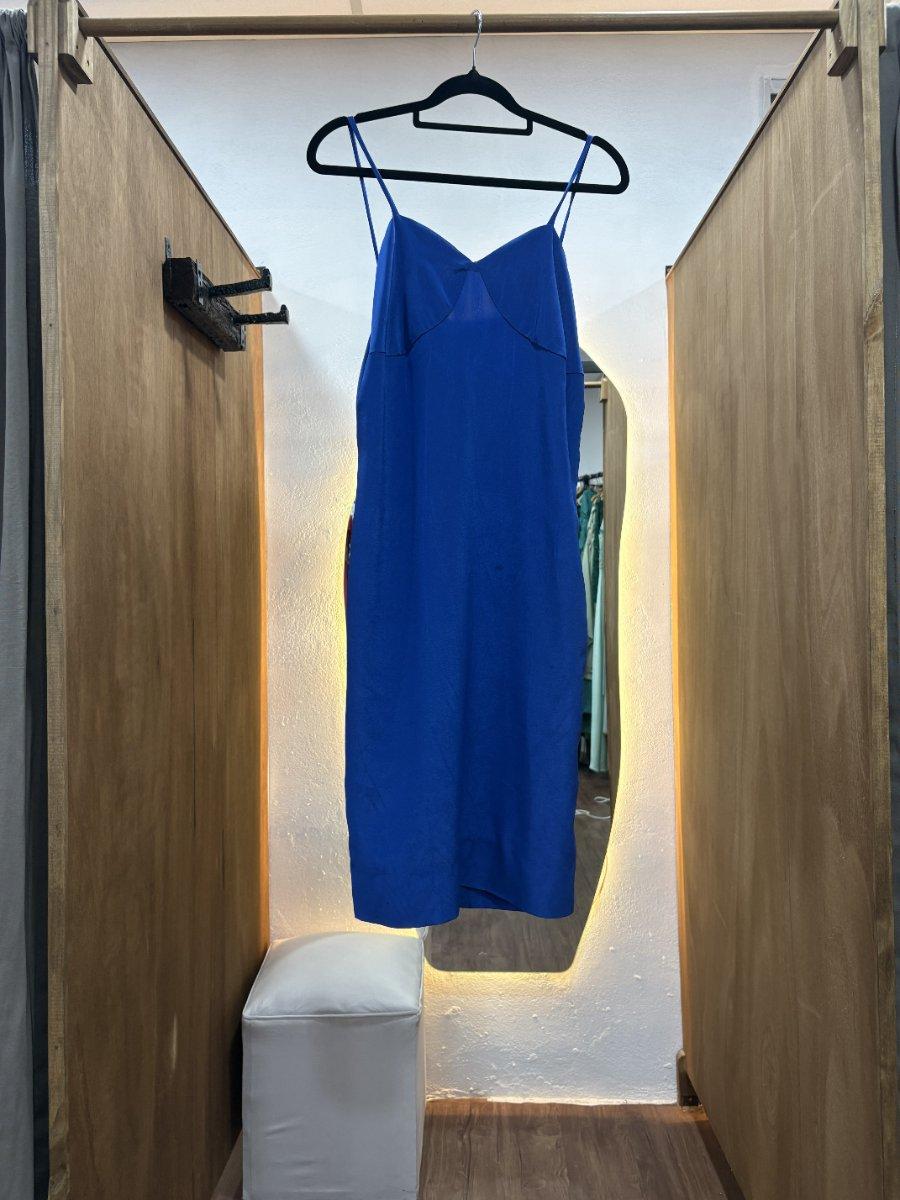Vestido corto azul