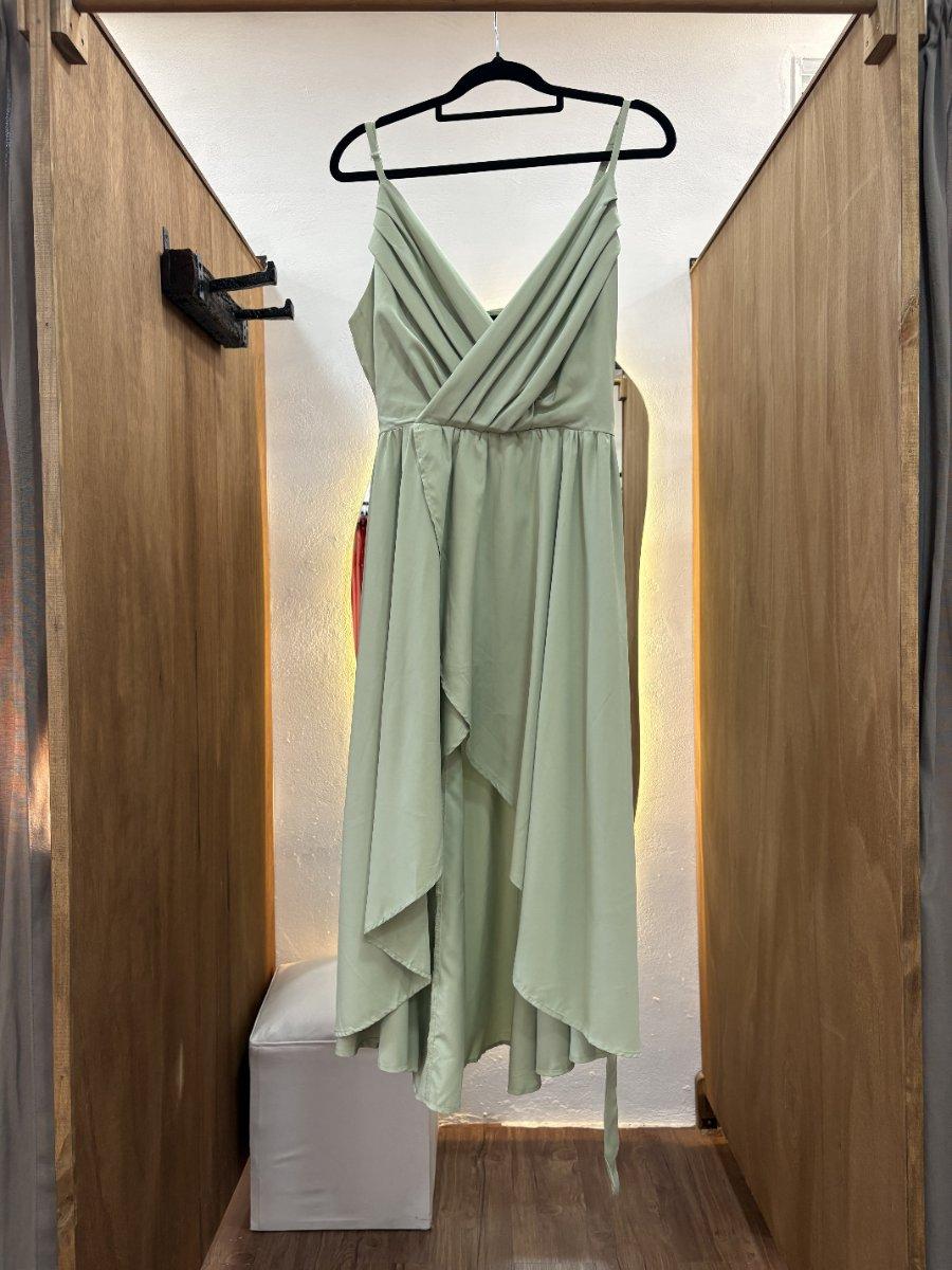 Vestido largo verde